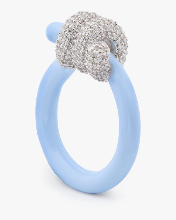 Kate Spade Ropes & Knots Pave Ring