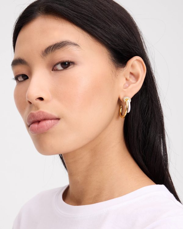 Kate Spade Ropes & Knots Layered Hoops