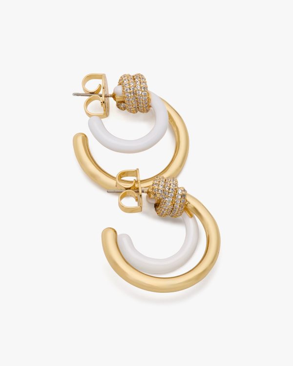 Kate Spade Ropes & Knots Layered Hoops