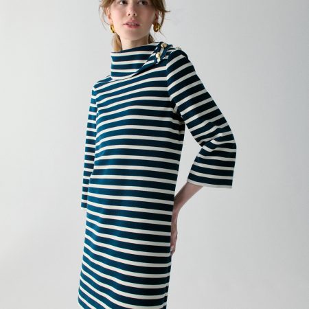 Kate Spade Sailing Stripe Ponte Dress
