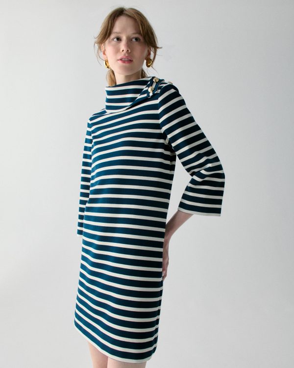 Kate Spade Sailing Stripe Ponte Dress