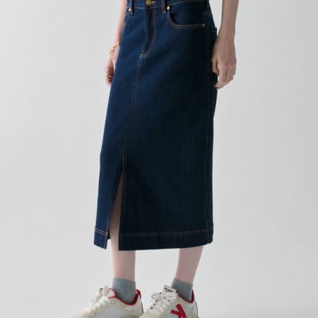 Kate Spade Denim Midi Skirt