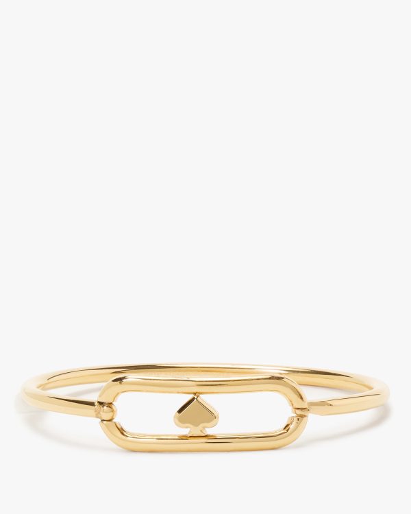Kate Spade Cut To The Chase Oval Spade Bangle