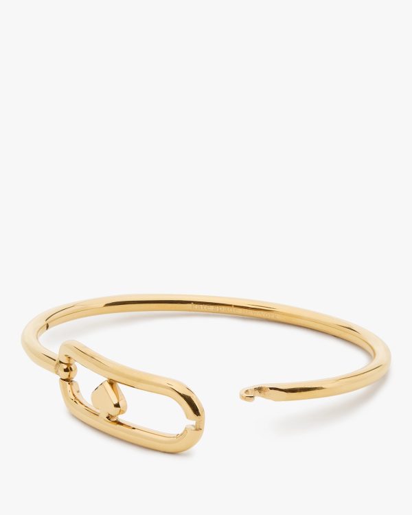 Kate Spade Cut To The Chase Oval Spade Bangle