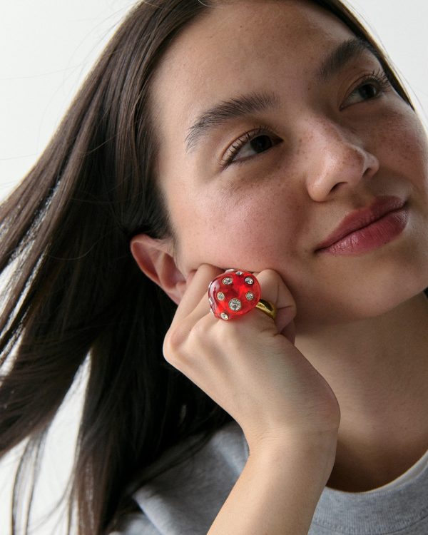 Kate Spade Forest Pop Mushroom Ring