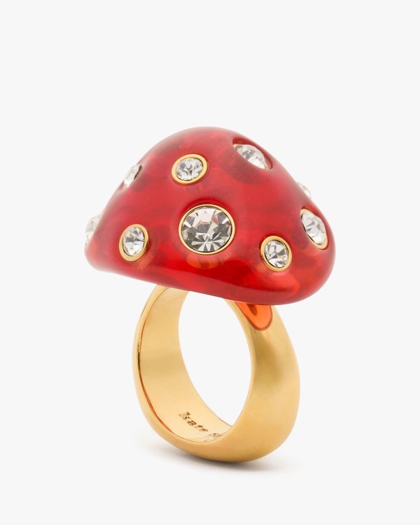 Kate Spade Forest Pop Mushroom Ring