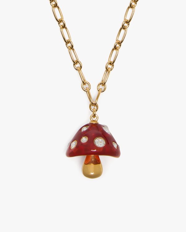 Kate Spade Forest Pop Mushroom Pendant