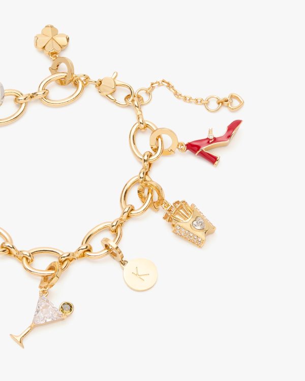 Kate Spade One In A Million Chain Charm Bracelet