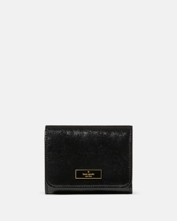 Kate Spade Bridget Crinkle Patent Small L-zip Wallet
