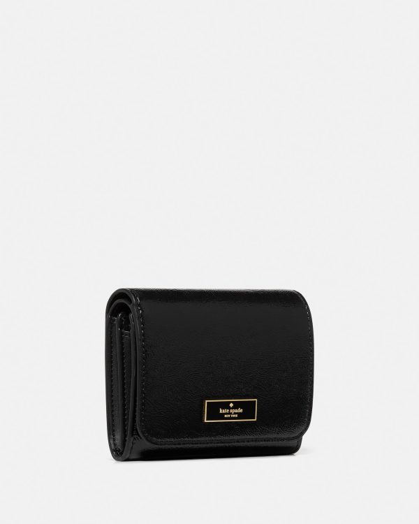 Kate Spade Bridget Crinkle Patent Small L-zip Wallet