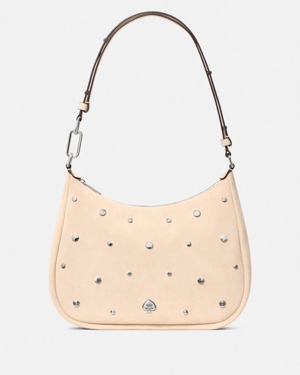 Kate Spade Kayla Suede Studs Large Shoulder Bag