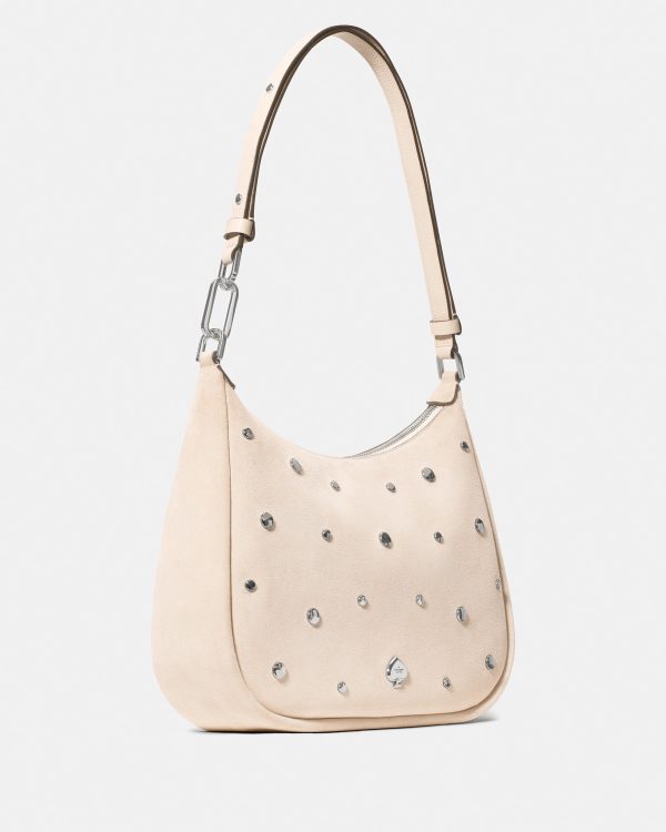 Kate Spade Kayla Suede Studs Large Shoulder Bag