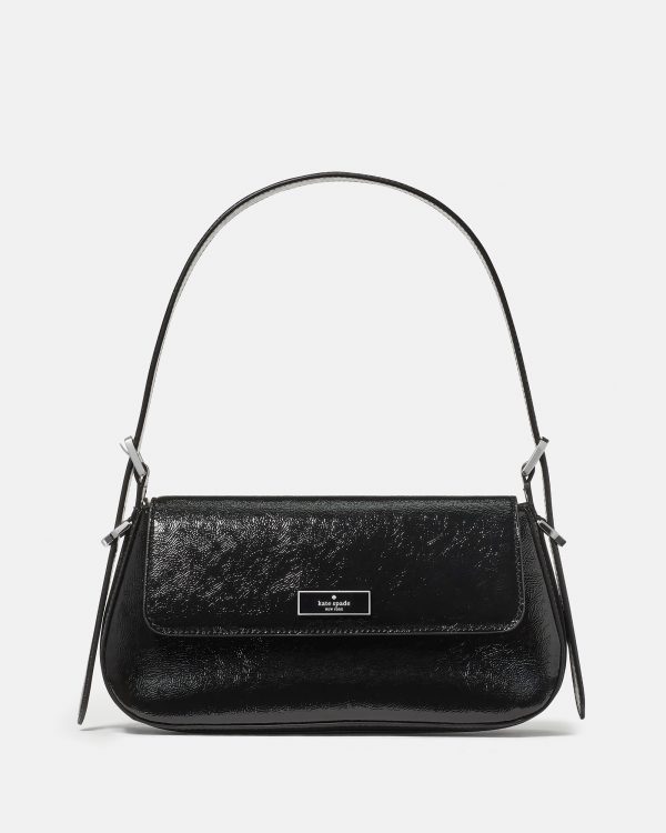 Kate Spade Bridget Shiny Leather Small Flap Shoulder