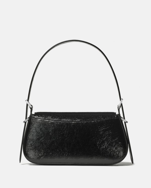 Kate Spade Bridget Shiny Leather Small Flap Shoulder