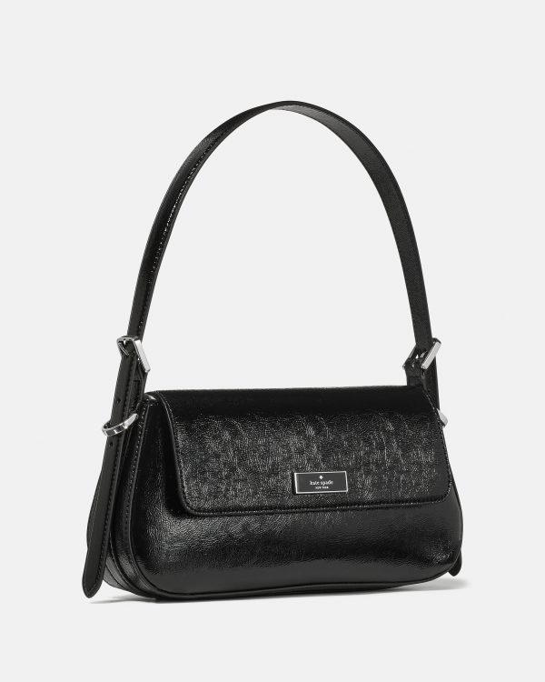 Kate Spade Bridget Shiny Leather Small Flap Shoulder