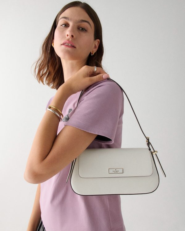 Kate Spade Bridget Shiny Leather Small Flap Shoulder