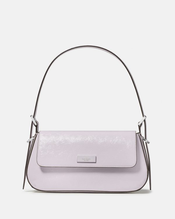 Kate Spade Bridget Shiny Leather Small Flap Shoulder