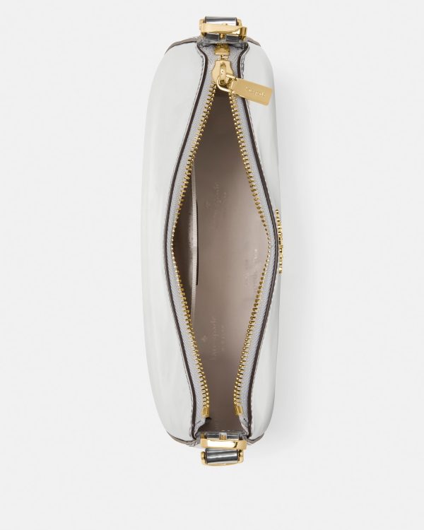 Kate Spade Nova Mirror Metallic Small Crescent Shoulder Bag