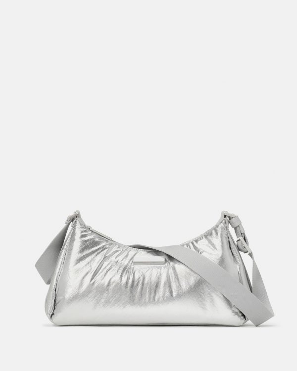 Kate Spade Carter Metallic Fabric Small Shoulder Bag