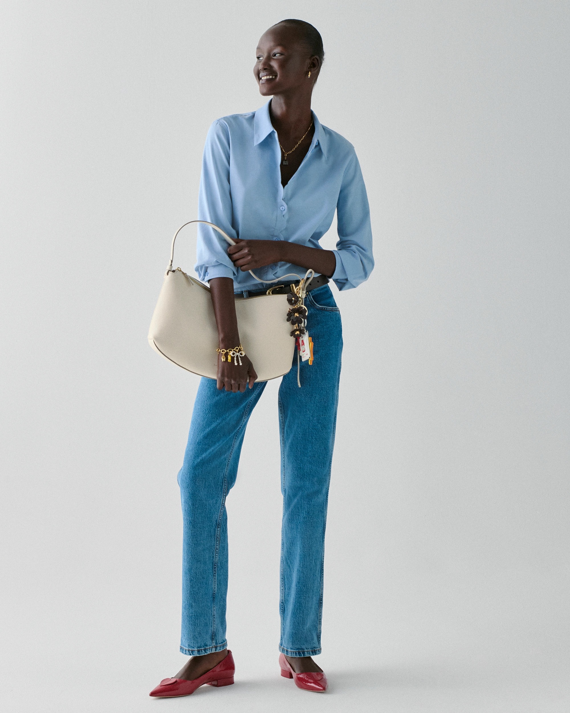Kate Spade Oxford Scallop Shirt - Image 4
