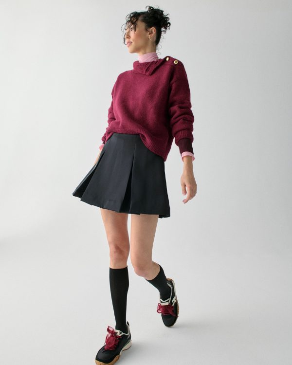 Kate Spade Box Pleat Mini Skirt