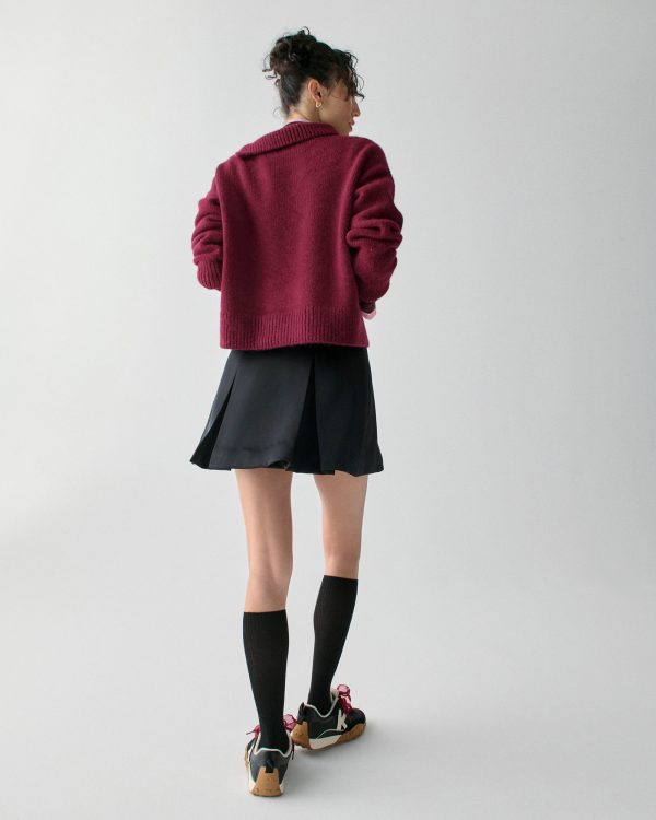 Kate Spade Box Pleat Mini Skirt