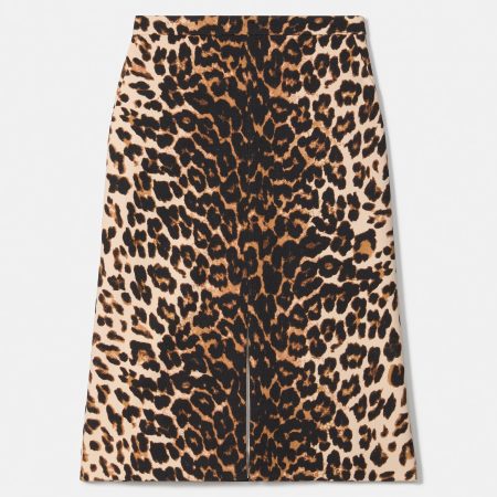 Kate Spade Leopard Midi Skirt