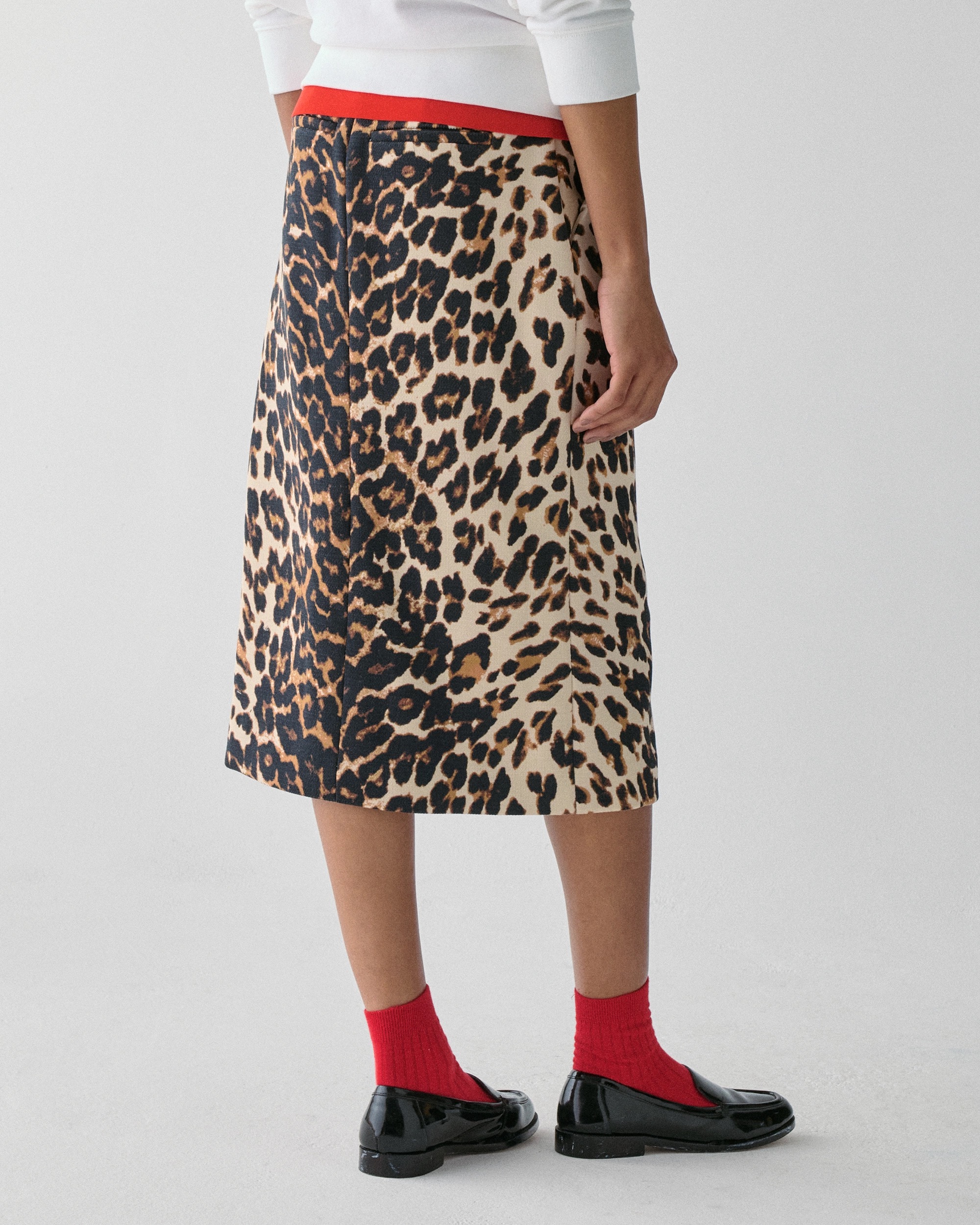 Kate Spade Leopard Midi Skirt - Image 5