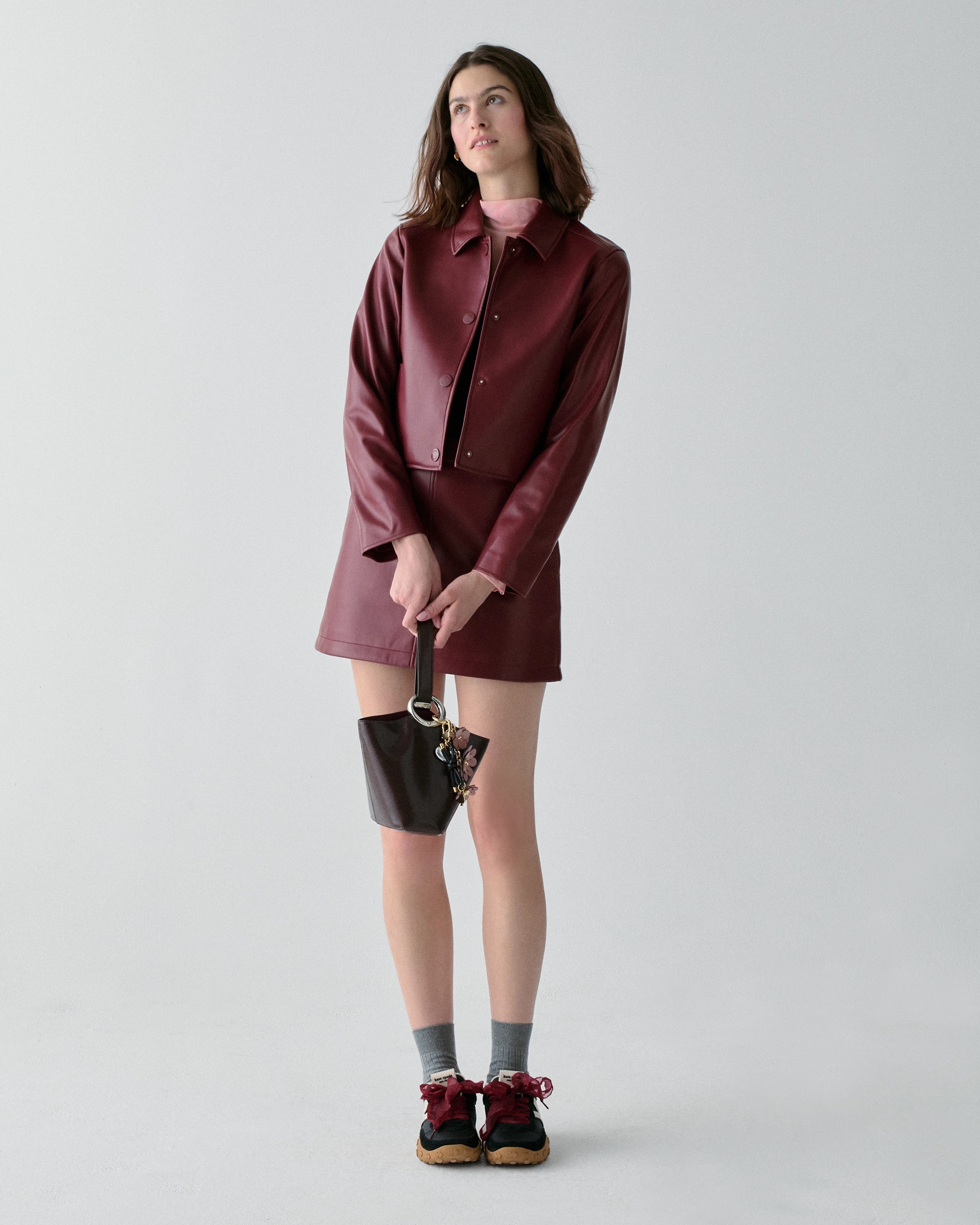 Kate Spade Faux Nappa Leather Jacket - Image 4