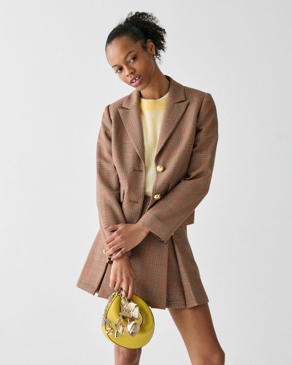 Kate Spade Plaid School Girl Blazer