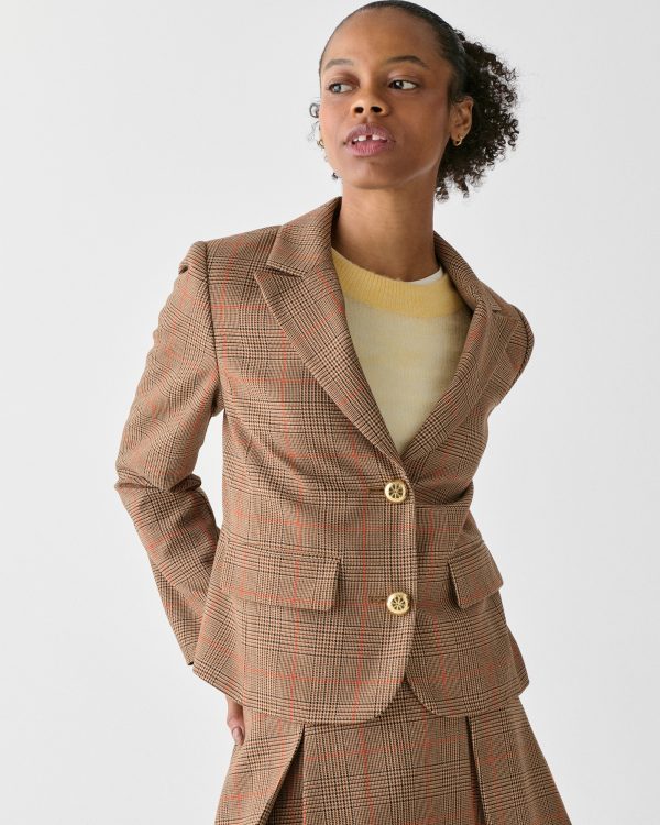 Kate Spade Plaid School Girl Blazer