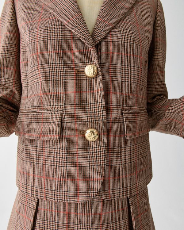 Kate Spade Plaid School Girl Blazer