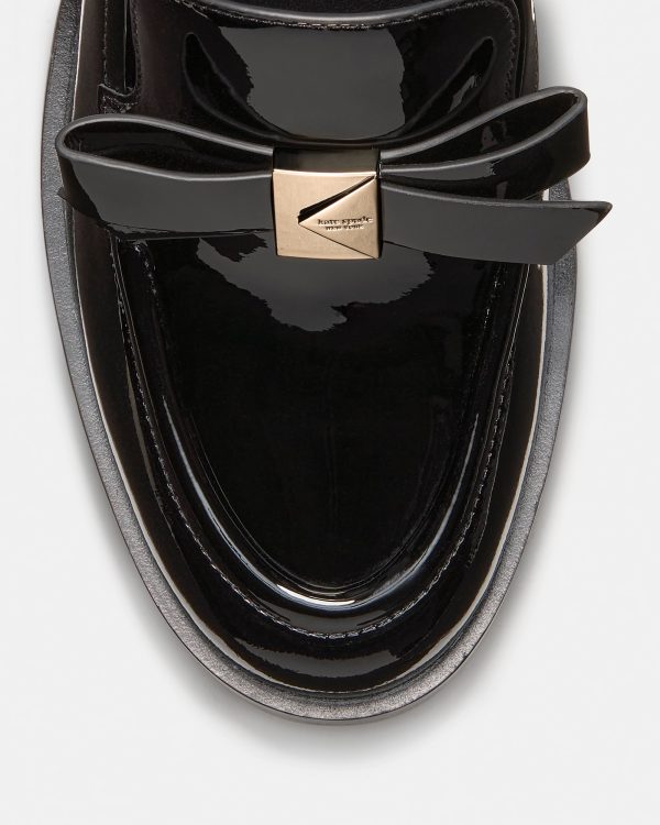 Kate Spade Deco Bow Heeled Loafer