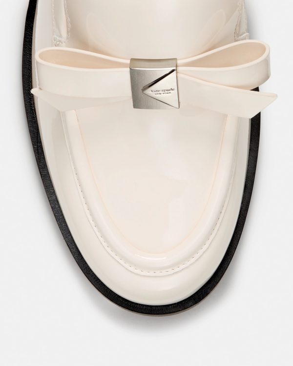 Kate Spade Deco Bow Heeled Loafer