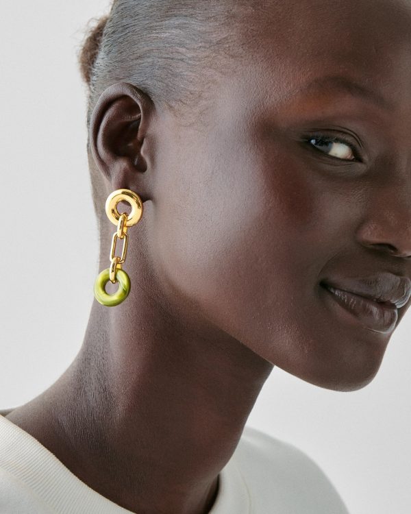 Kate Spade Interlock Linear Earrings