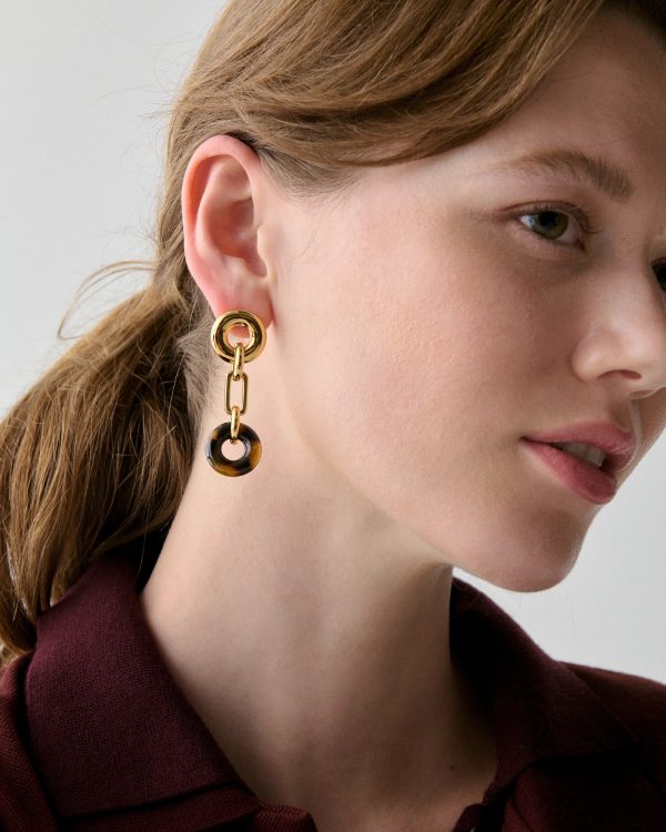 Kate Spade Interlock Linear Earrings