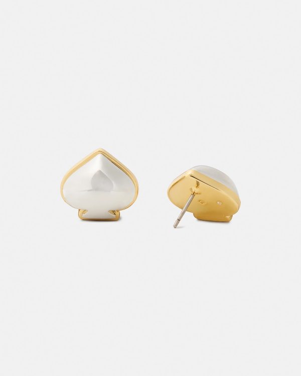 Kate Spade Sculpted Spade Studs
