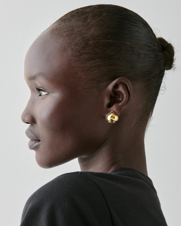 Kate Spade Sculpted Spade Studs