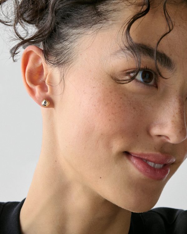 Kate Spade Sculpted Spade Mini Studs