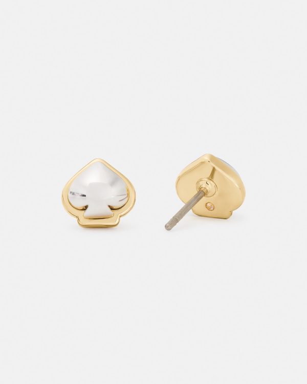 Kate Spade Sculpted Spade Mini Studs