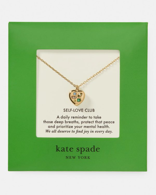 Kate Spade Self-love Club Carded Pendant