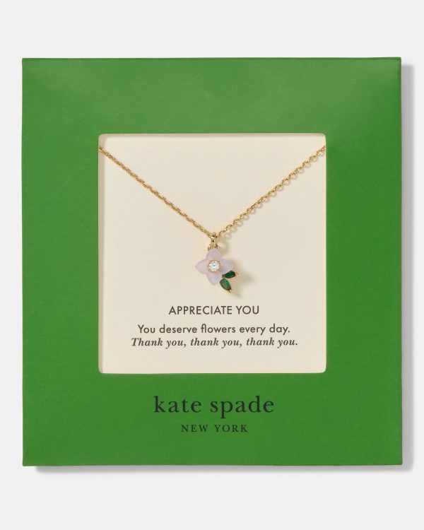 Kate Spade Appreciate You Carded Pendant