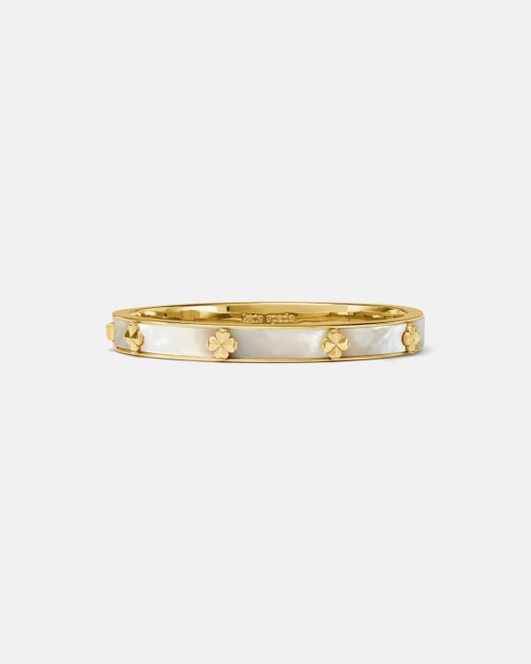 Kate Spade Spade Flower Hinged Bangle