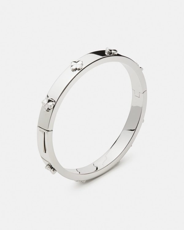 Kate Spade Spade Flower Hinged Bangle