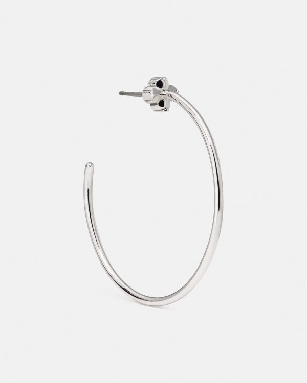 Kate Spade Spade Flower Hoops