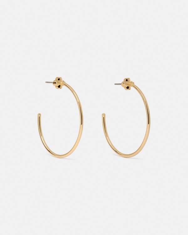 Kate Spade Spade Flower Hoops