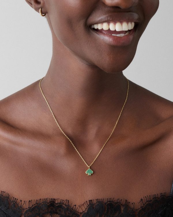 Kate Spade Everyday Spade Pave Mini Pendant