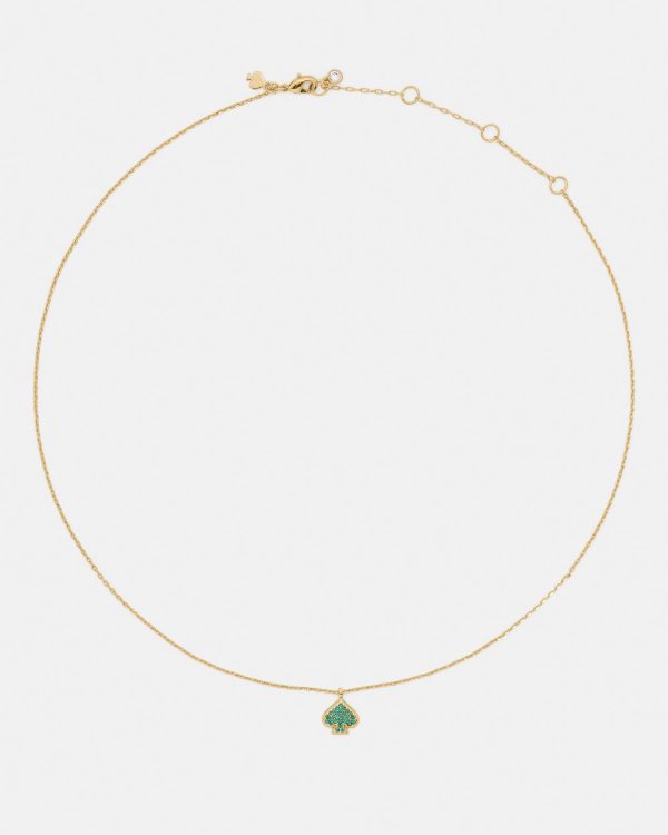 Kate Spade Everyday Spade Pave Mini Pendant