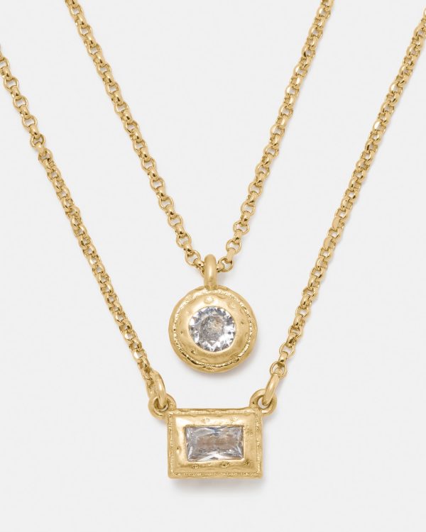 Kate Spade Elegant Edge Double Necklace Set