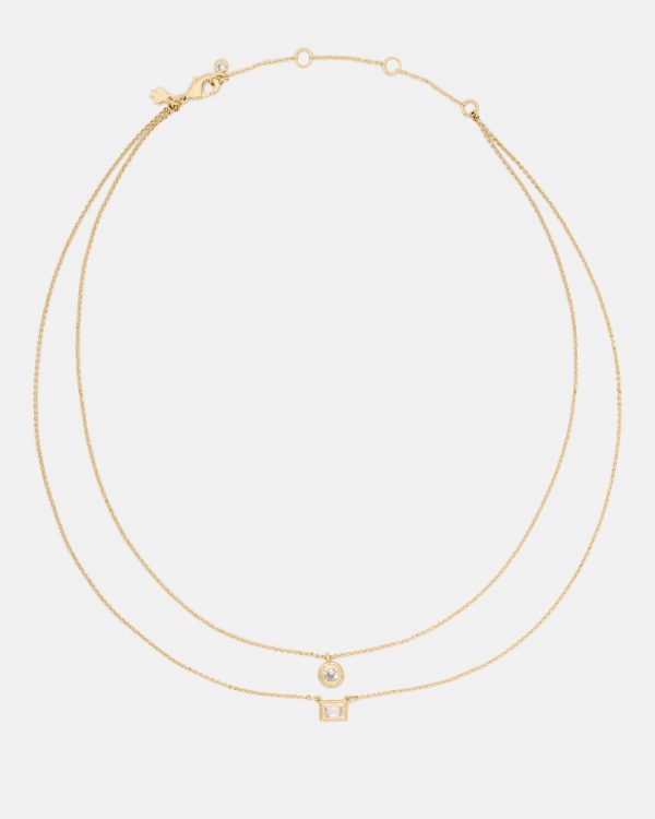 Kate Spade Elegant Edge Double Necklace Set